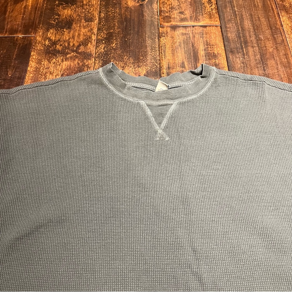 Waffle Knit Long Sleeve Womens Size XL